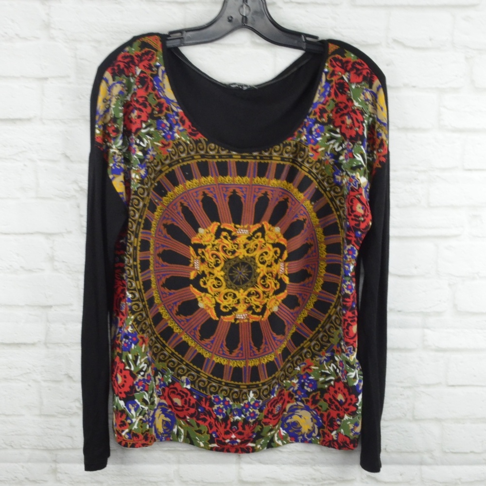 $10 Deal! ●Dept● Polyester printed long sleeve